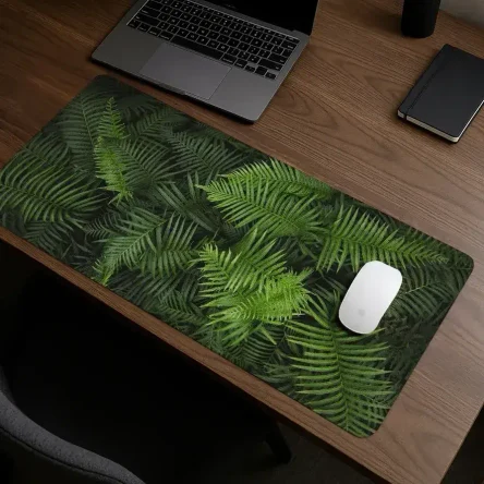 Коврик для мышки большой Зеленые Листья
