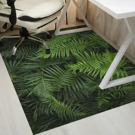 Защитный коврик под кресло Листья, 120х150 см